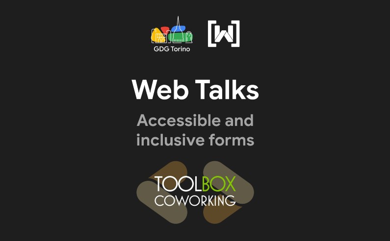 Web Talks: Accessible and inclusive forms